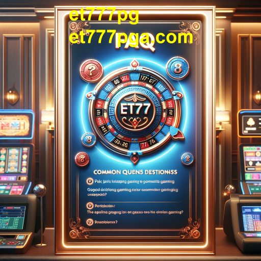 Explorando a Categoria 'FAQ' no et777pg: Esclarecendo Dúvidas dos Jogadores
